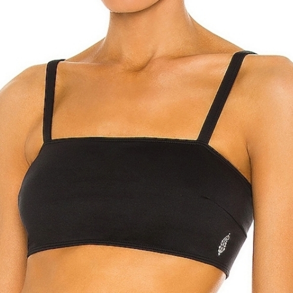 FP Movement Very Prairie Bandeau Style Back CutOut Black Bra - Picture 4 of 16